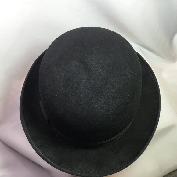 Beaver Brands Hats Derby Black 5X Fur Size 7 - Picture 5 of 13